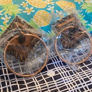 Coppercraft Guild Towel Rings. NWOT